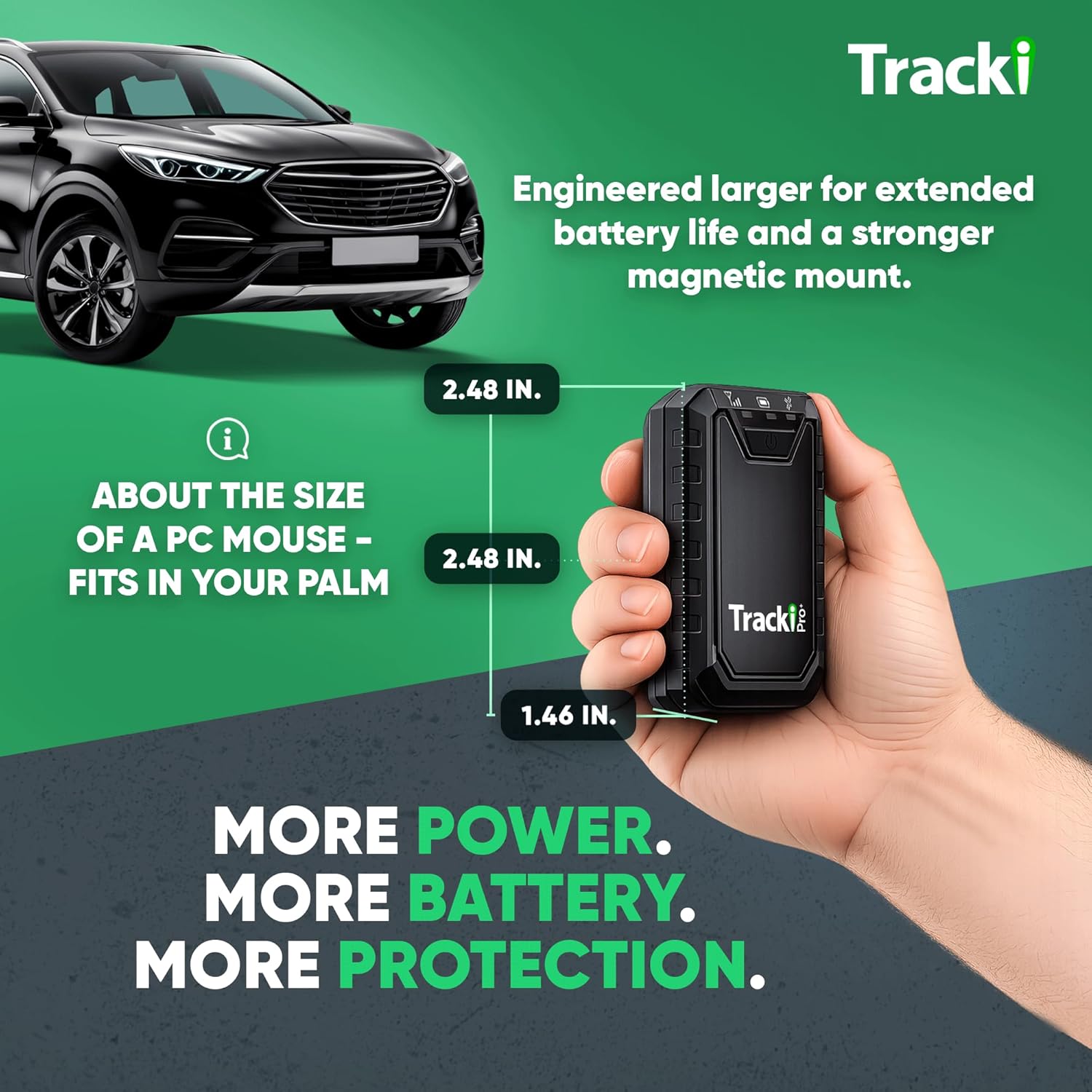 Tracki Pro GPS Tracker for Vehicles – Magnetic Waterproof 4G LTE Car Tracker, Long-Life Battery Up to 7 Months, Unlimited Distance, Smart Alerts, Hidden Tracking Device (Subscription Required) - Image 4